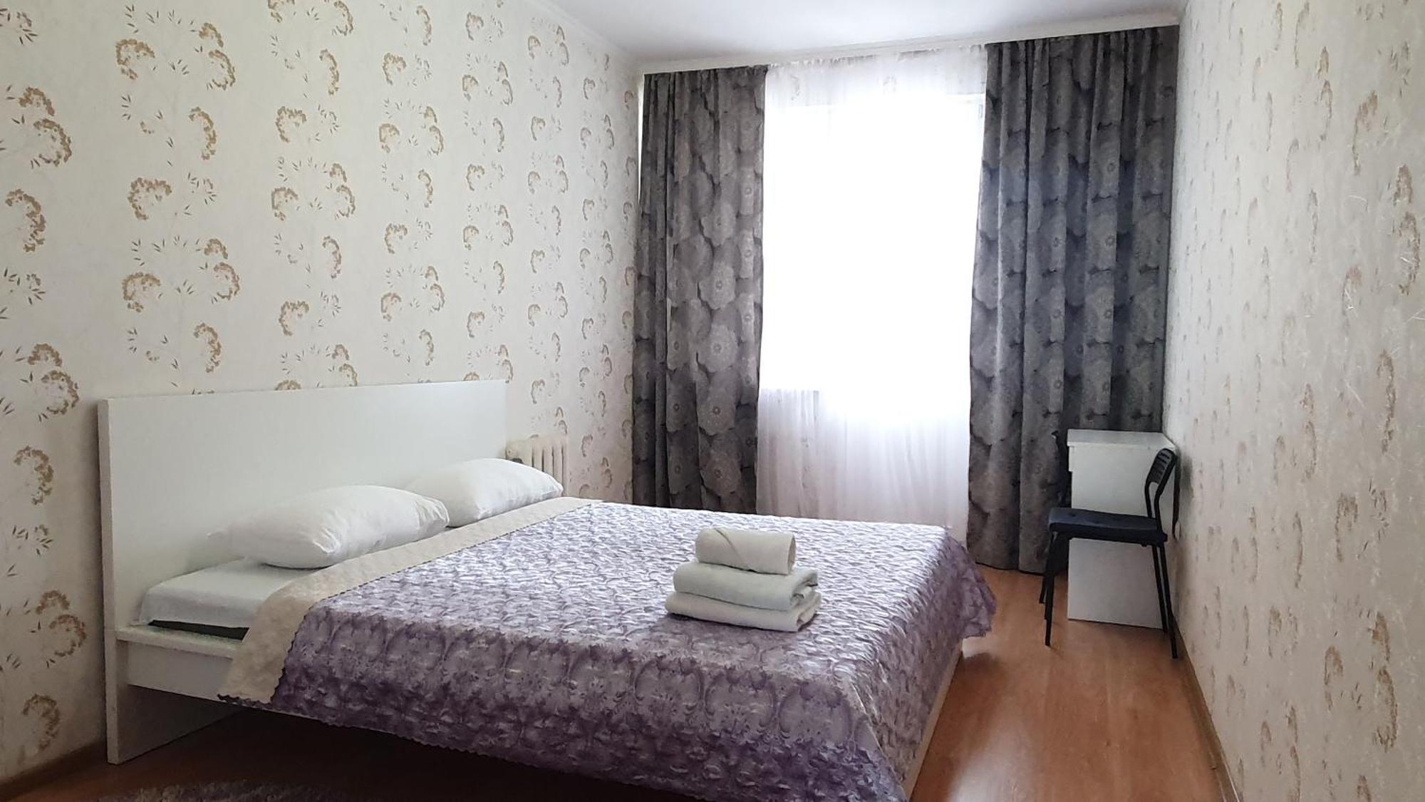 36 3Х Комн Кв На 1-8 Человек С Шикарным Видом На Байтерек Astana Buitenkant foto